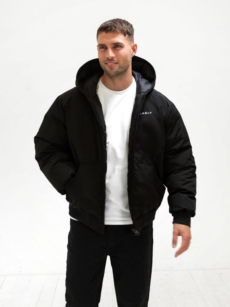 Layton Hooded Jacket - Black