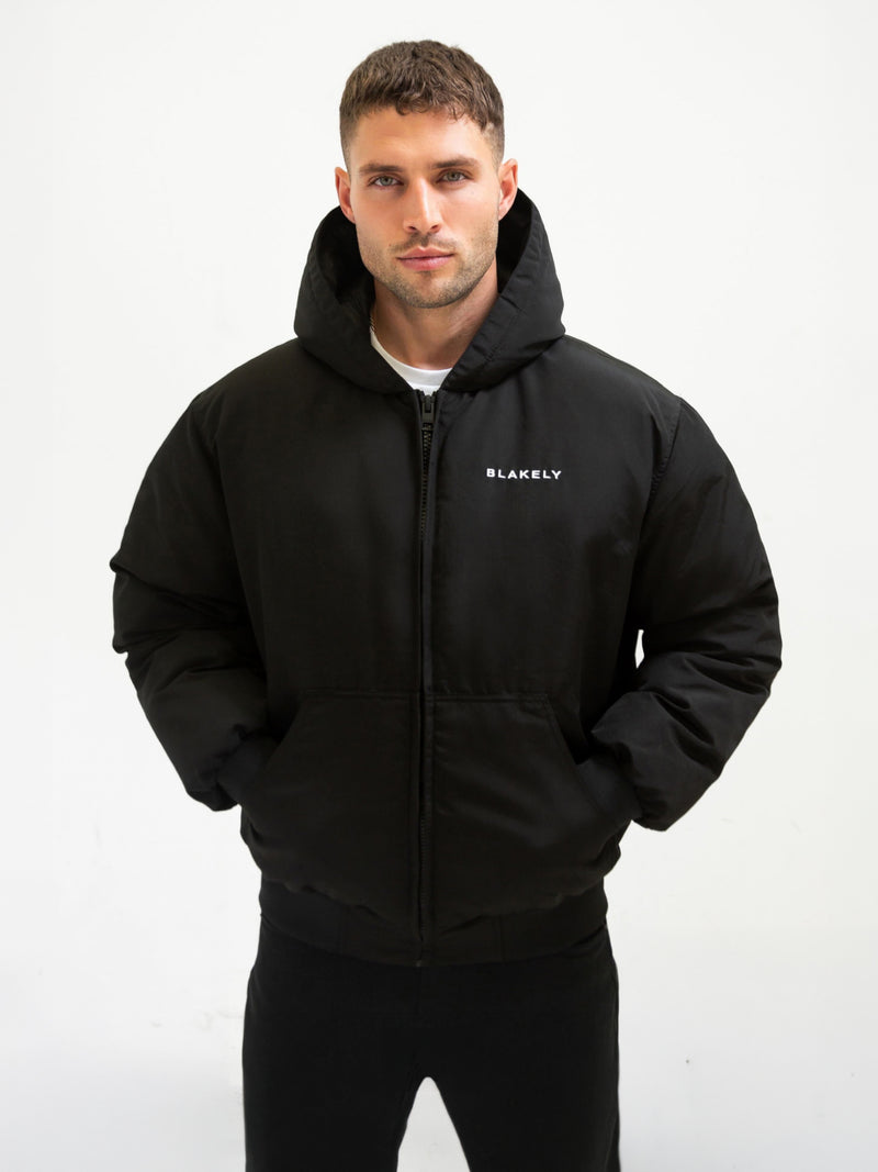 Layton Hooded Jacket - Black