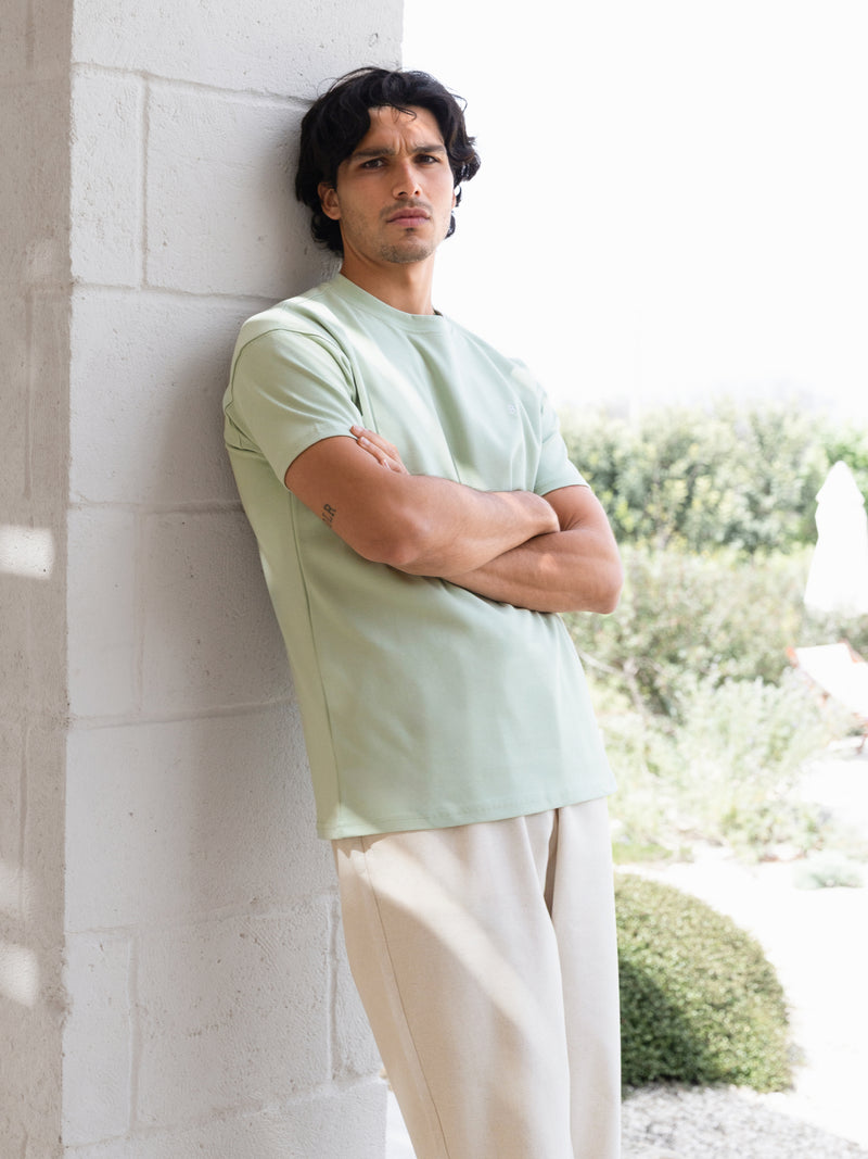 Conrad Relaxed Anchor T-Shirt - Mint Green