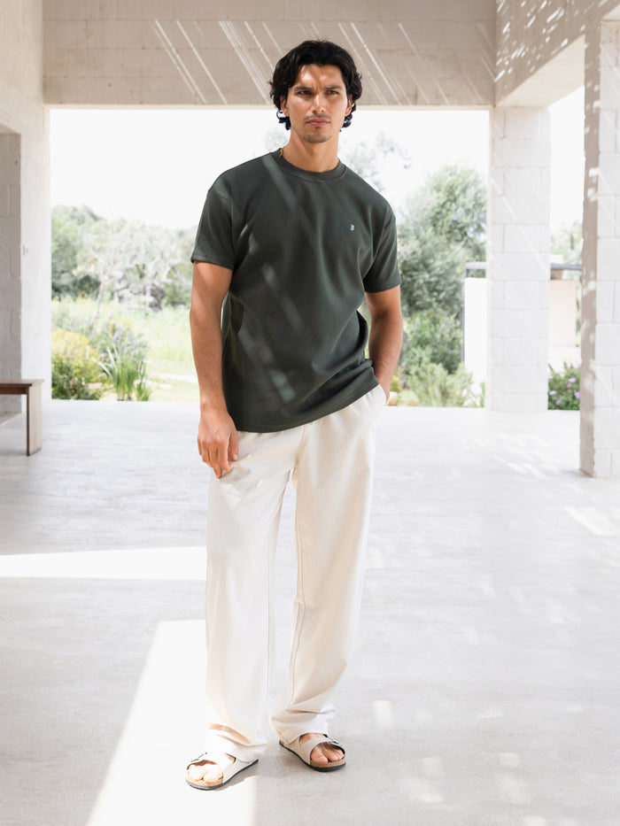 Conrad Relaxed Anchor T-Shirt - Pine Green