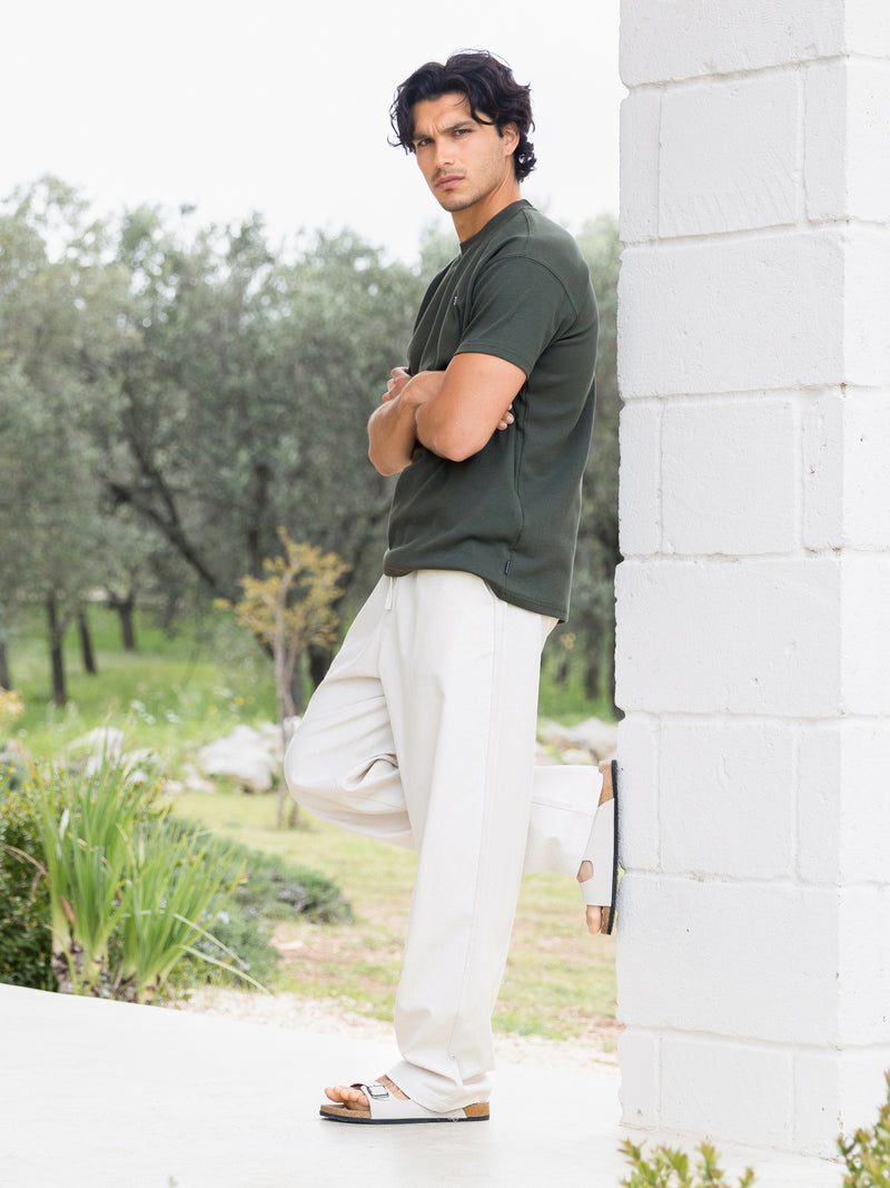 Conrad Relaxed Anchor T-Shirt - Pine Green