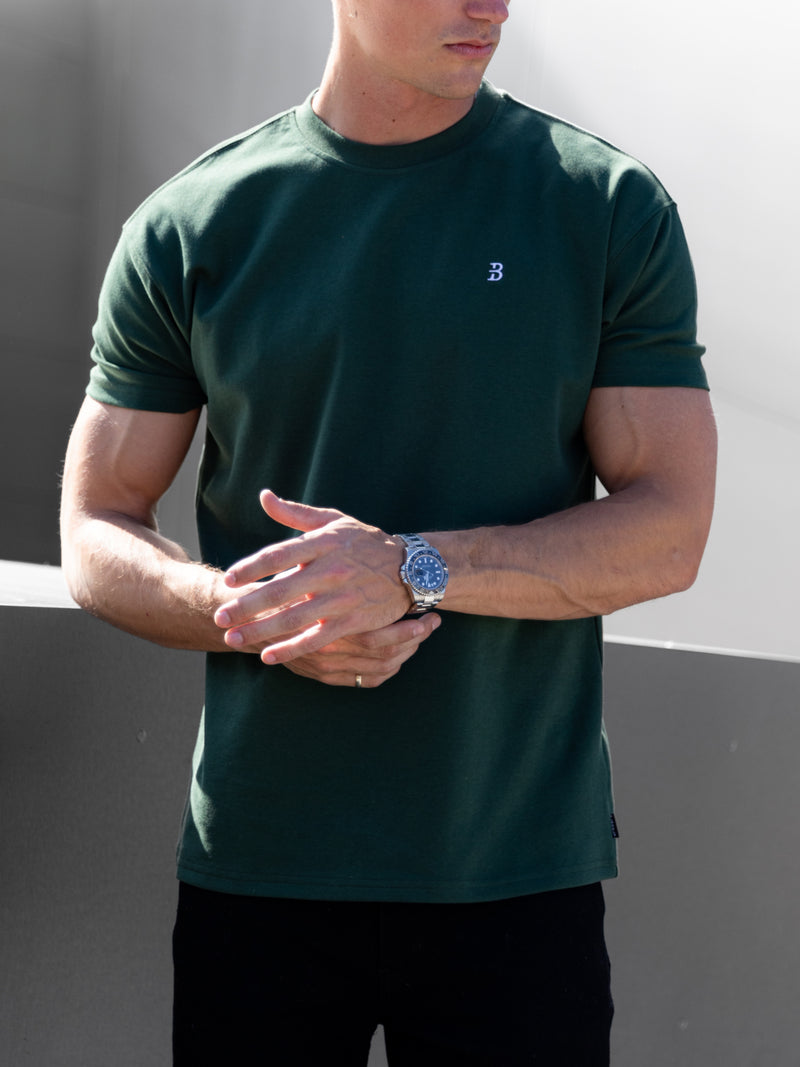 Conrad Relaxed Anchor T-Shirt - Dark Green