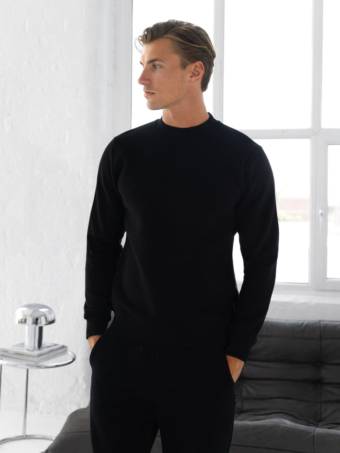 Blakely Basic Regular Fit Jumper - Black