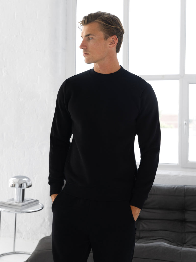 Blakely Basic Regular Fit Jumper - Black