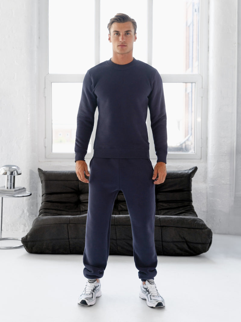 Blakely Basic Regular Fit Jumper - True Navy