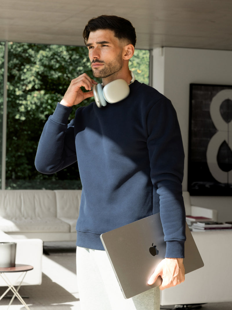 Blakely Basic Regular Fit Jumper - True Navy
