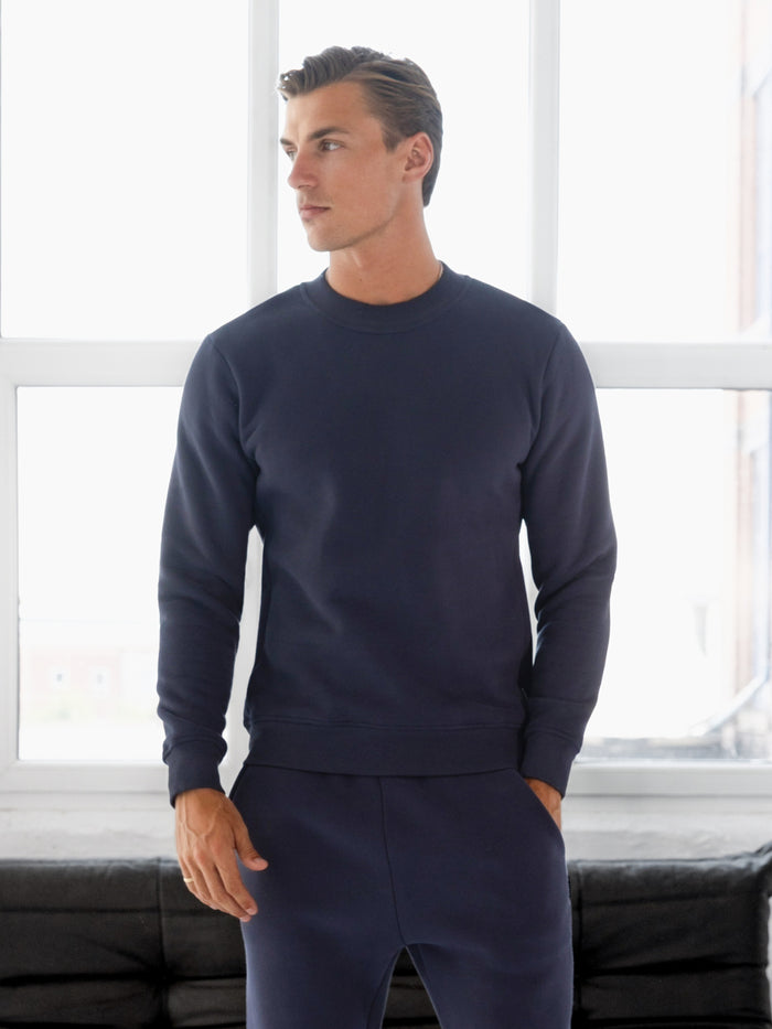Blakely Basic Regular Fit Jumper - True Navy