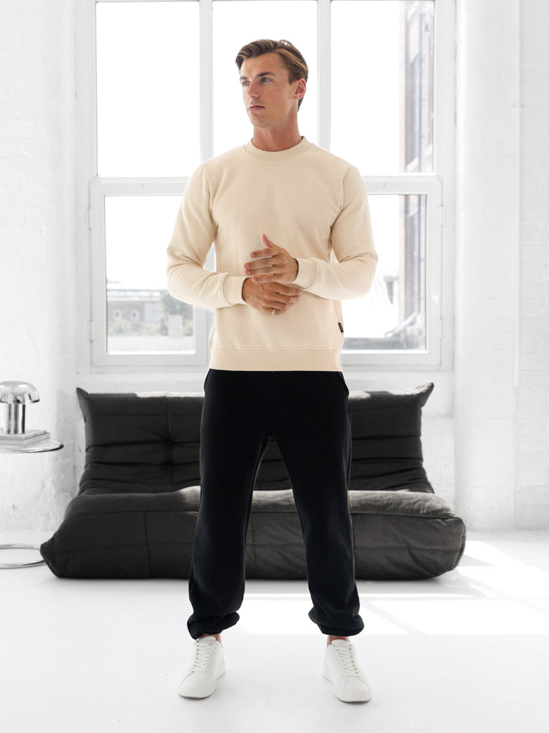 Blakely Basic Regular Fit Jumper - Bone