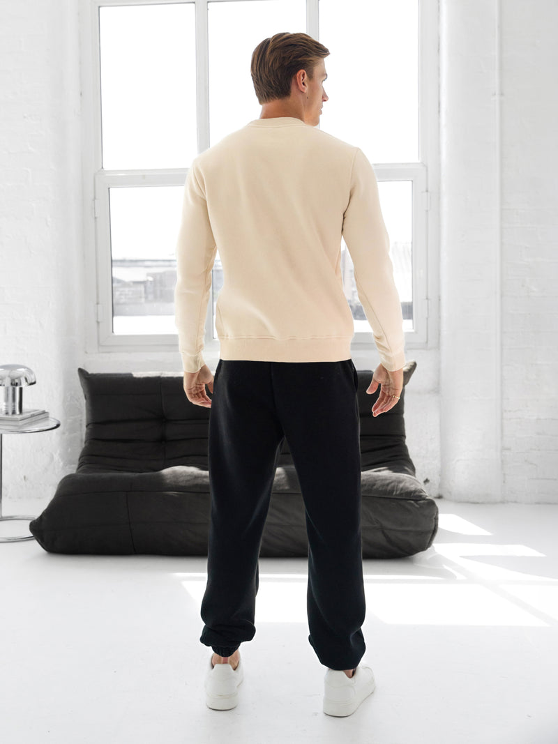 Blakely Basic Regular Fit Jumper - Bone