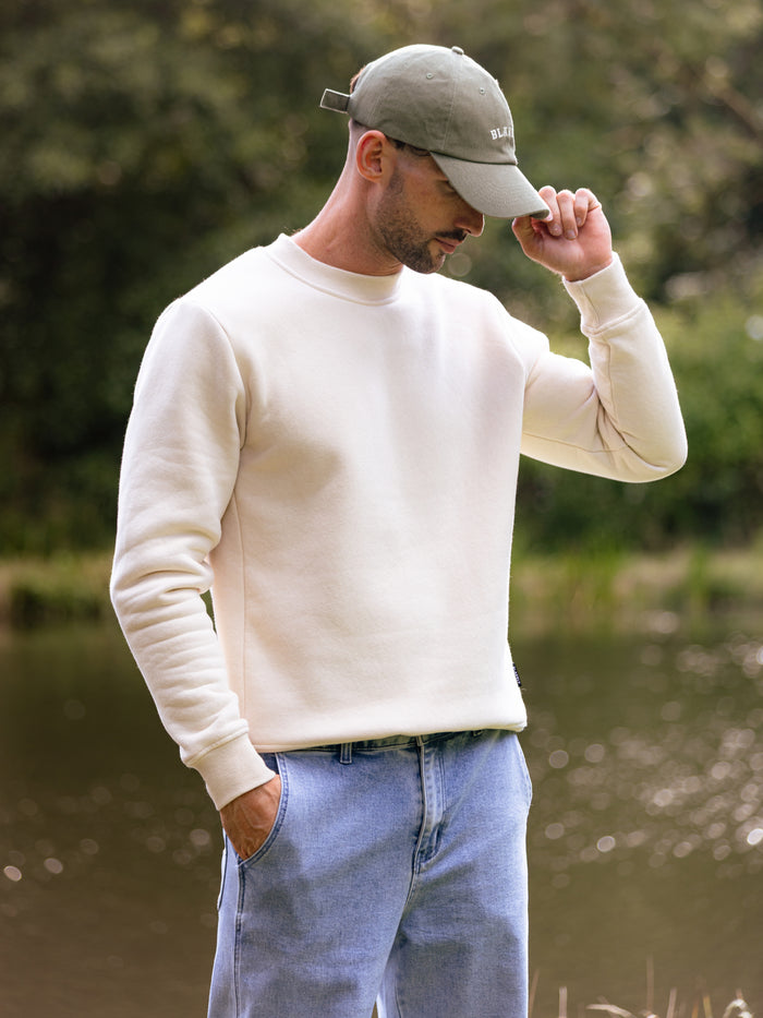 Blakely Basic Regular Fit Jumper - Bone