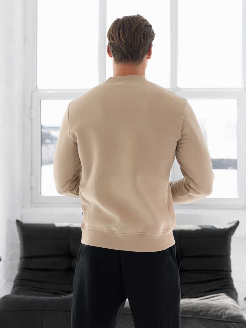 Blakely Basic Regular Fit Jumper - Light Tan