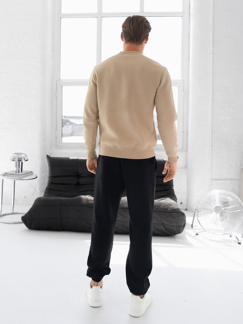Blakely Basic Regular Fit Jumper - Light Tan