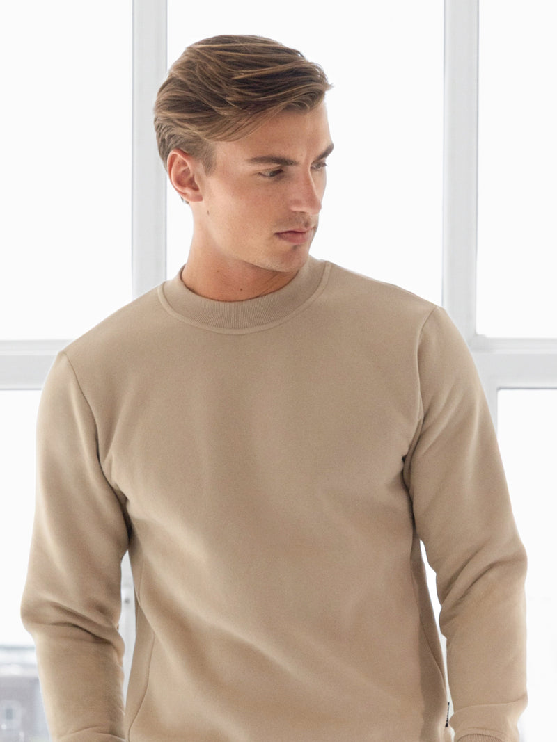 Blakely Basic Regular Fit Jumper - Light Tan