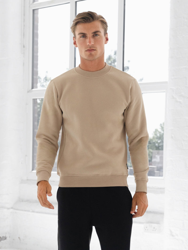 Blakely Basic Regular Fit Jumper - Light Tan
