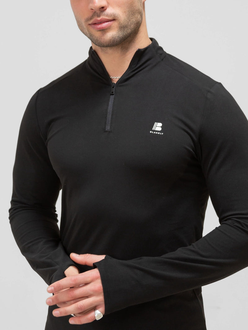 Apex Tech 1/4 Zip Top - Black