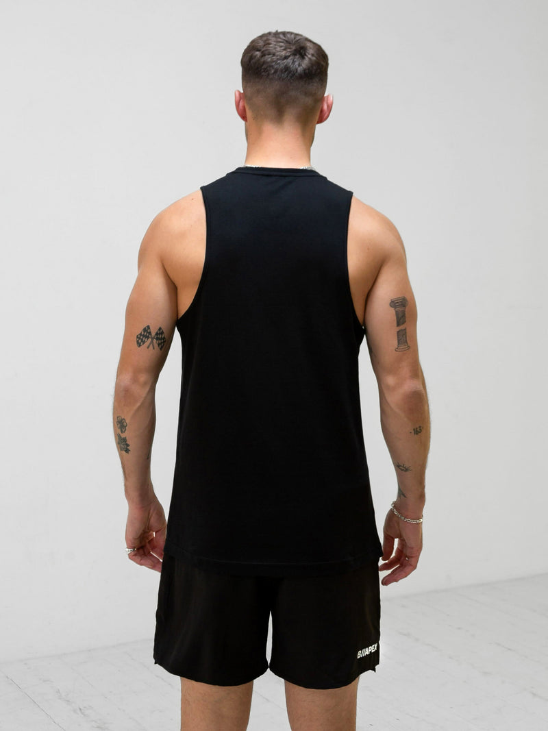 Apex Tech Sleeveless Vest - Black