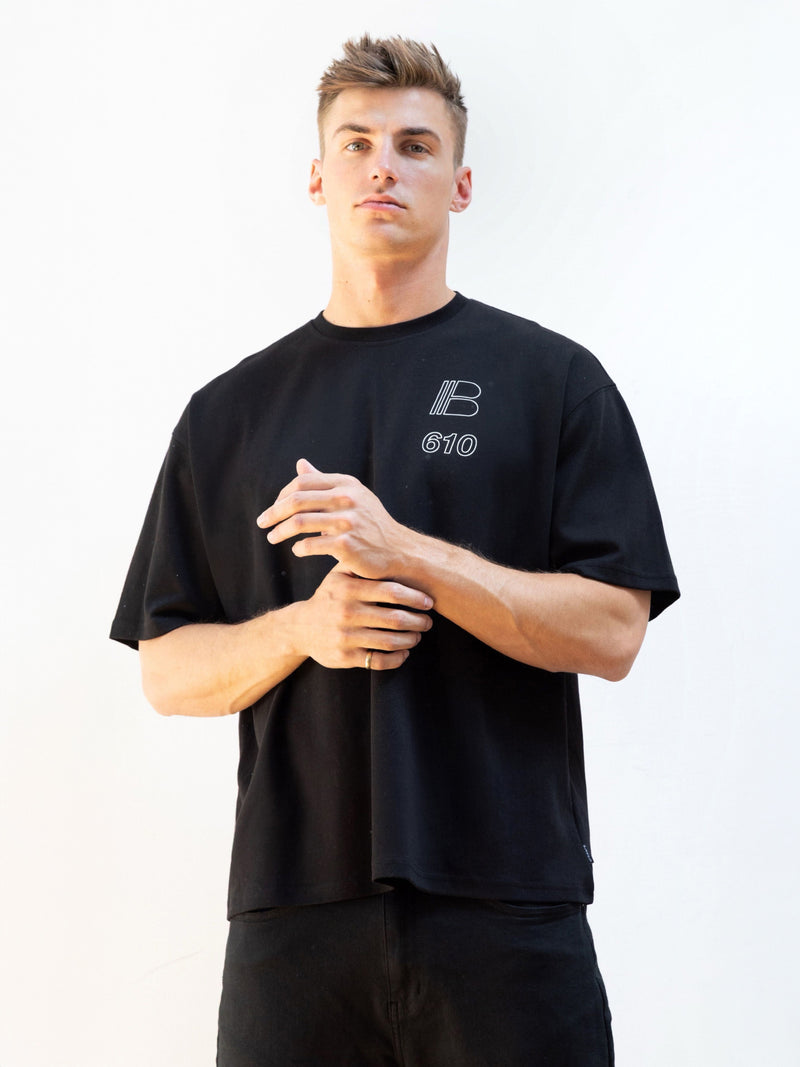 Apex City Unfitted T-Shirt - Black