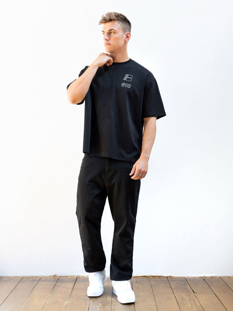 Apex City Unfitted T-Shirt - Black
