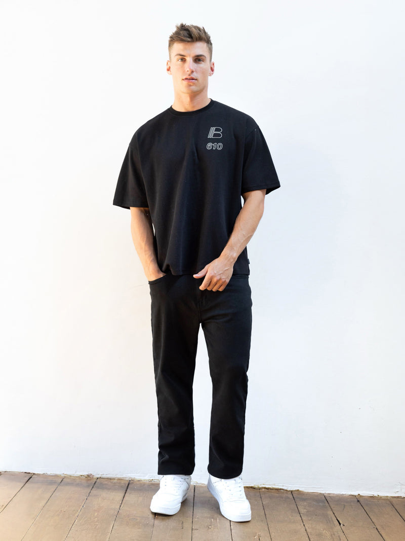 Apex City Unfitted T-Shirt - Black