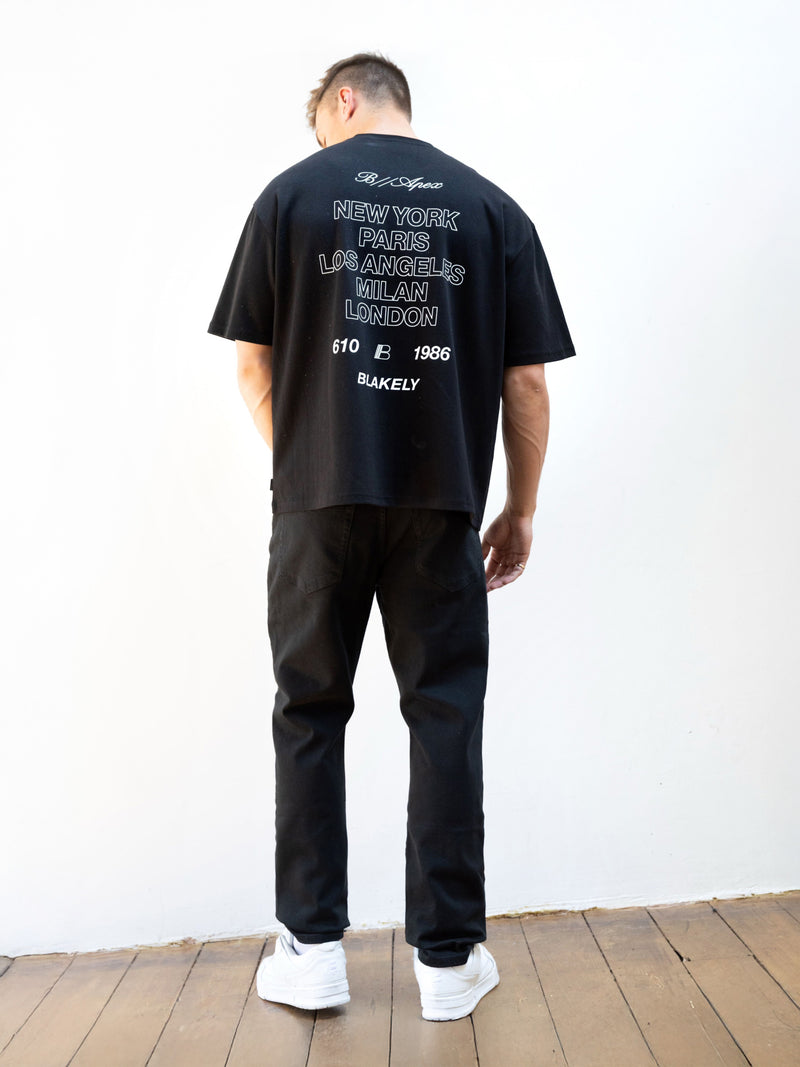 Apex City Unfitted T-Shirt - Black