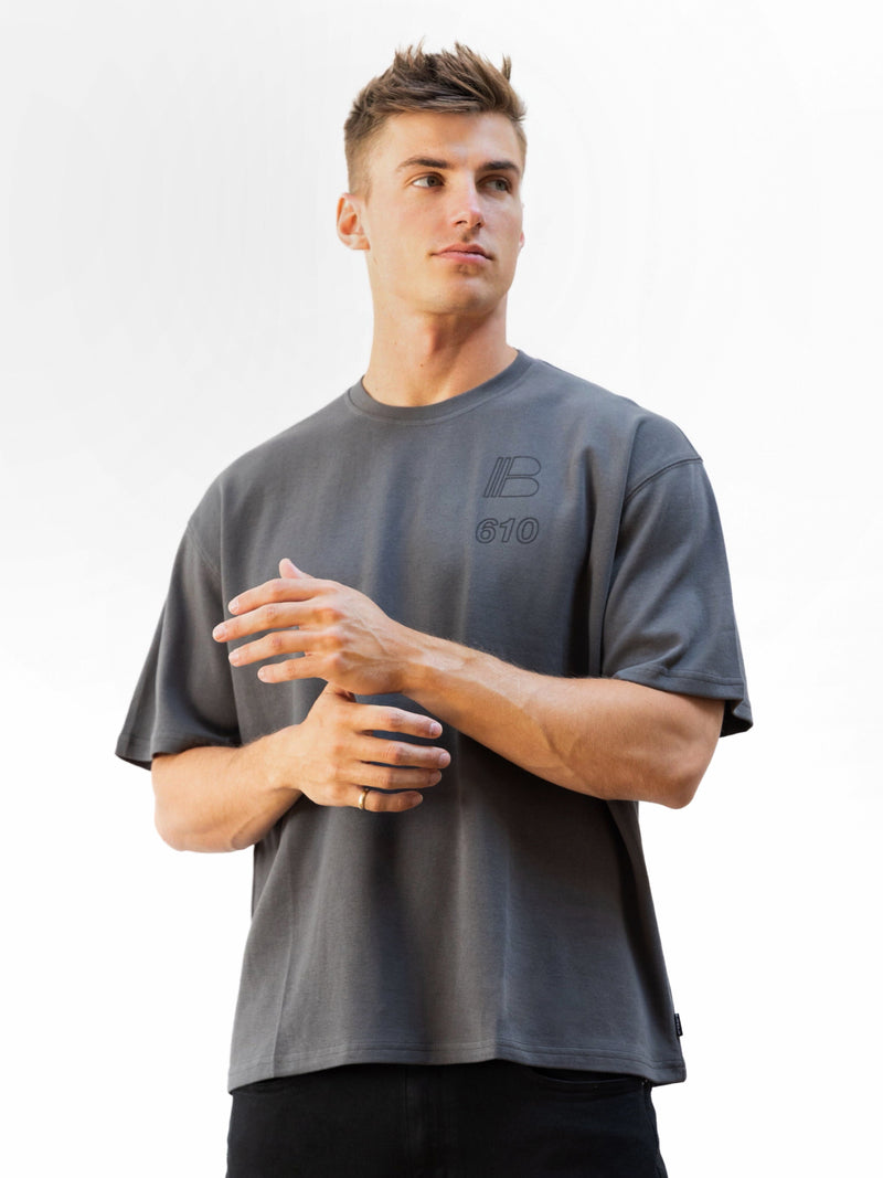 Apex City Unfitted T-Shirt - Charcoal