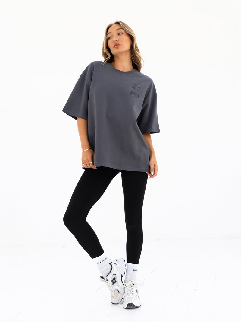 Apex City Ultra Oversized T-Shirt - Charcoal