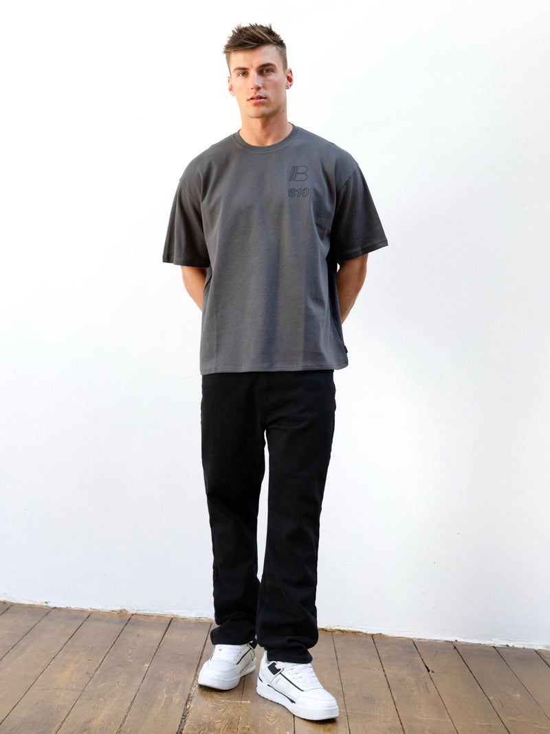 Apex City Unfitted T-Shirt - Charcoal