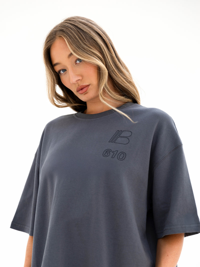 Apex City Ultra Oversized T-Shirt - Charcoal