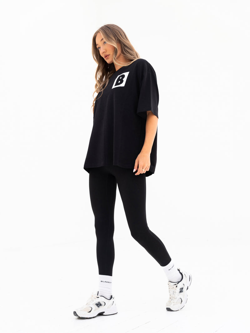 Offset Ultra Oversized T-Shirt - Black