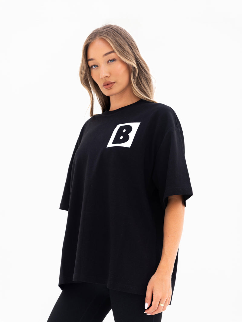 Offset Ultra Oversized T-Shirt - Black