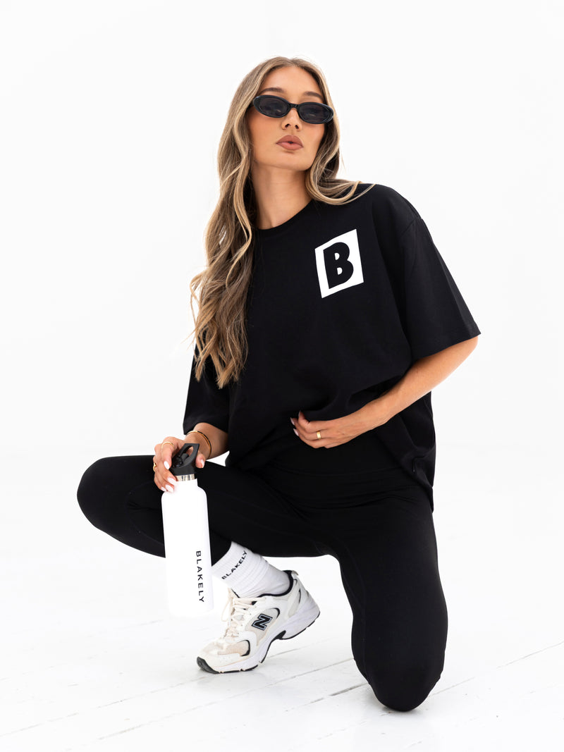 Offset Ultra Oversized T-Shirt - Black