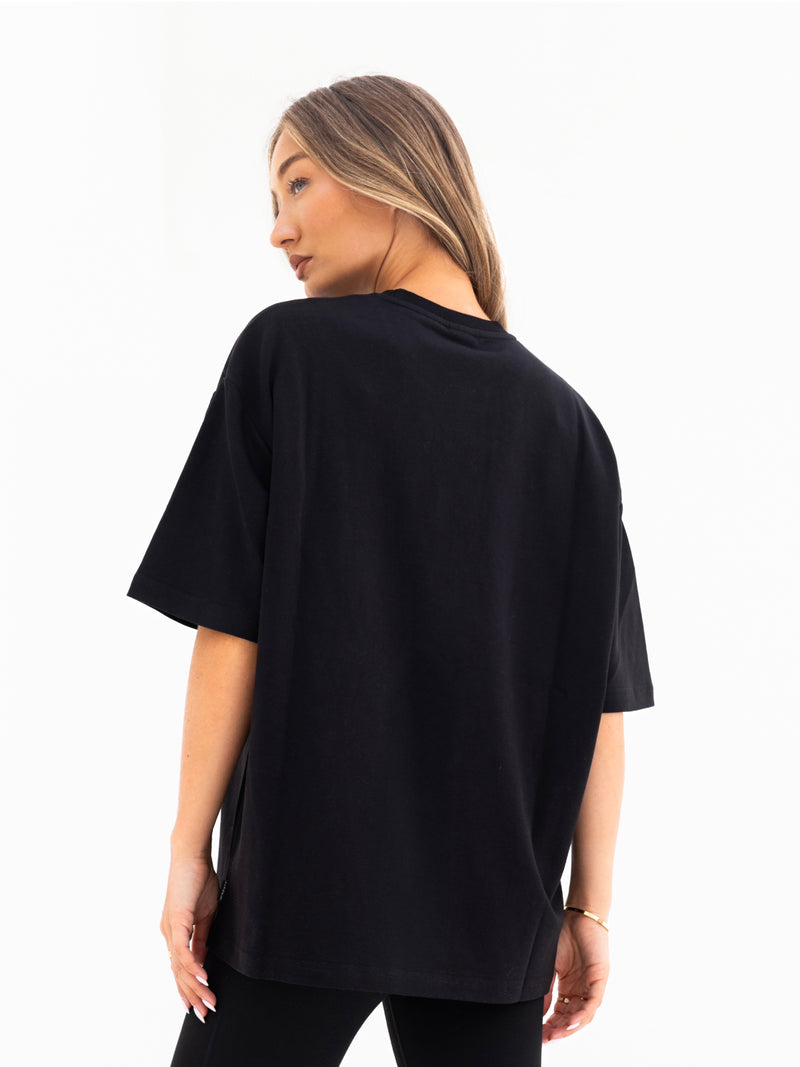 Offset Ultra Oversized T-Shirt - Black