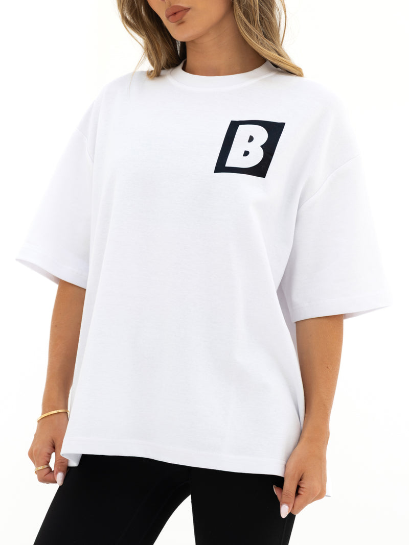 Offset Ultra Oversized T-Shirt - Bright White