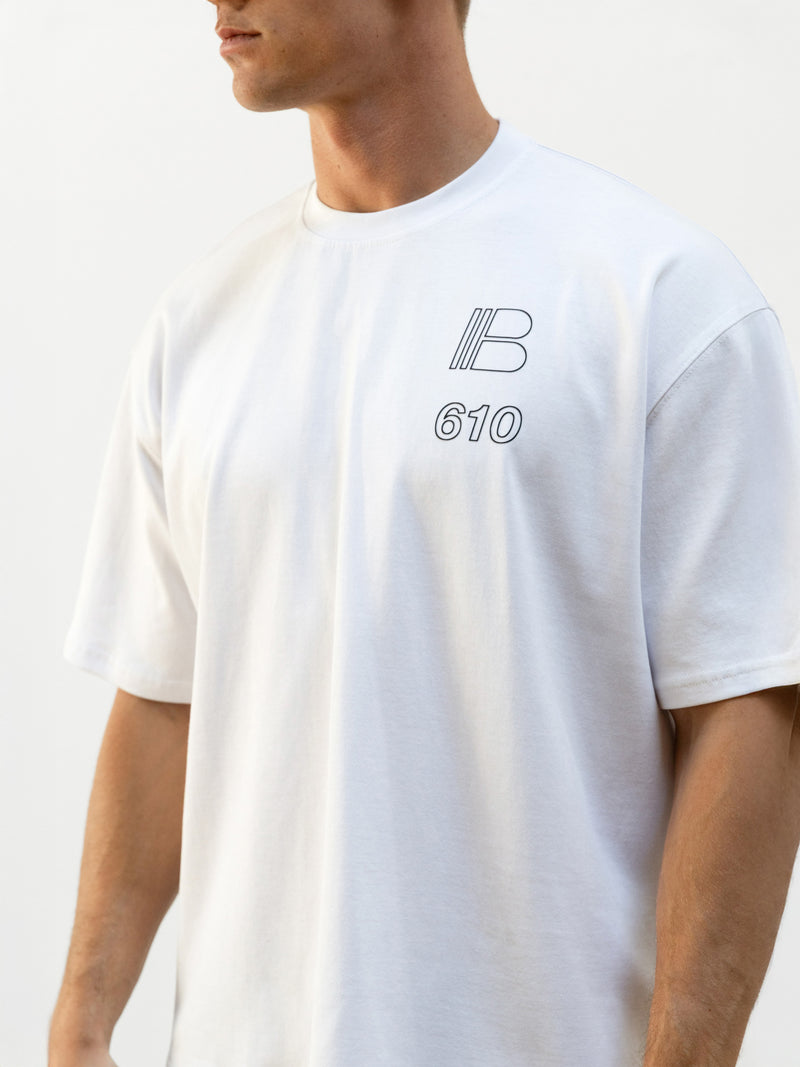 Apex City Unfitted T-Shirt - White