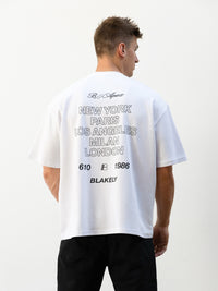 Apex City Unfitted T-Shirt - White