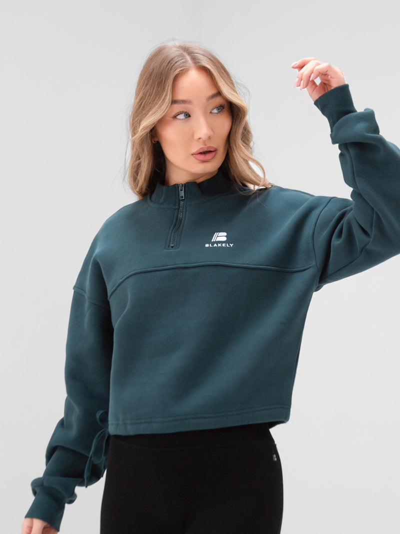 Apex Pro 1/4 Zip Jumper - Teal Green