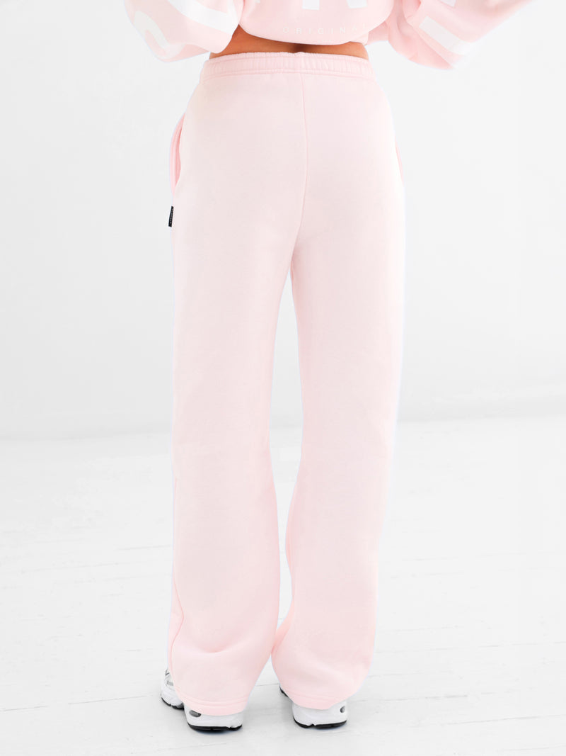 Isabel Wide Leg Sweatpants - Soft Pink