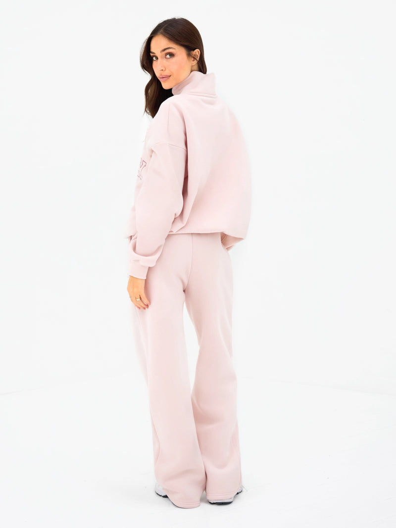 Outline Heritage Wide Leg Sweatpants - Ballet Pink