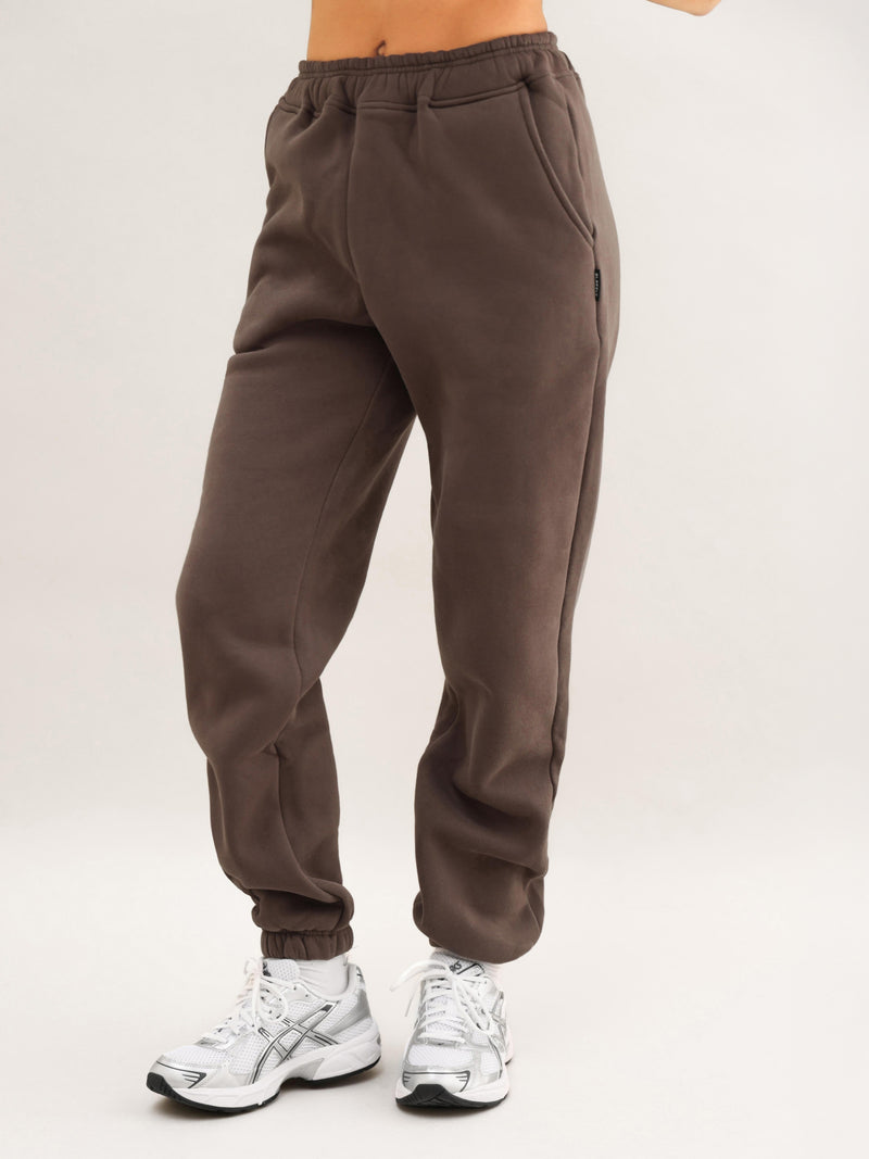 Isabel Cuffed Sweatpants - Cocoa Brown