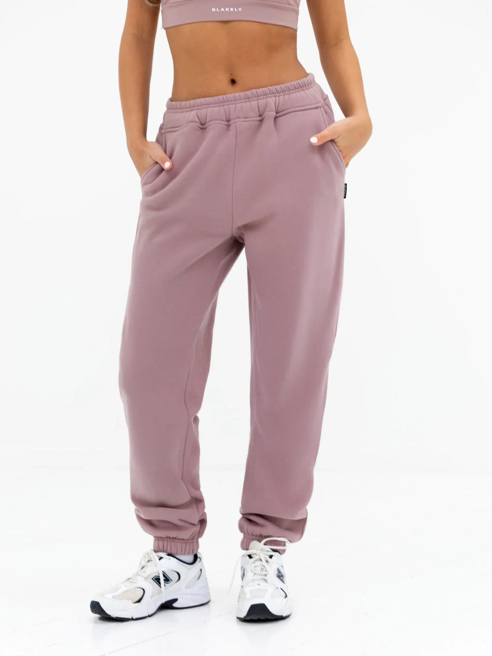 Mini Blakely Borg Sweatpants - Tan