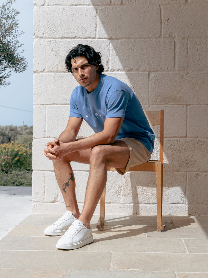 Santos Relaxed T-Shirt - Mid Blue