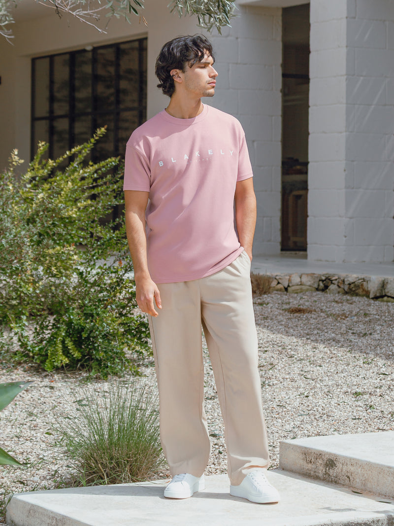 Antigua Relaxed T-Shirt - Washed Pink