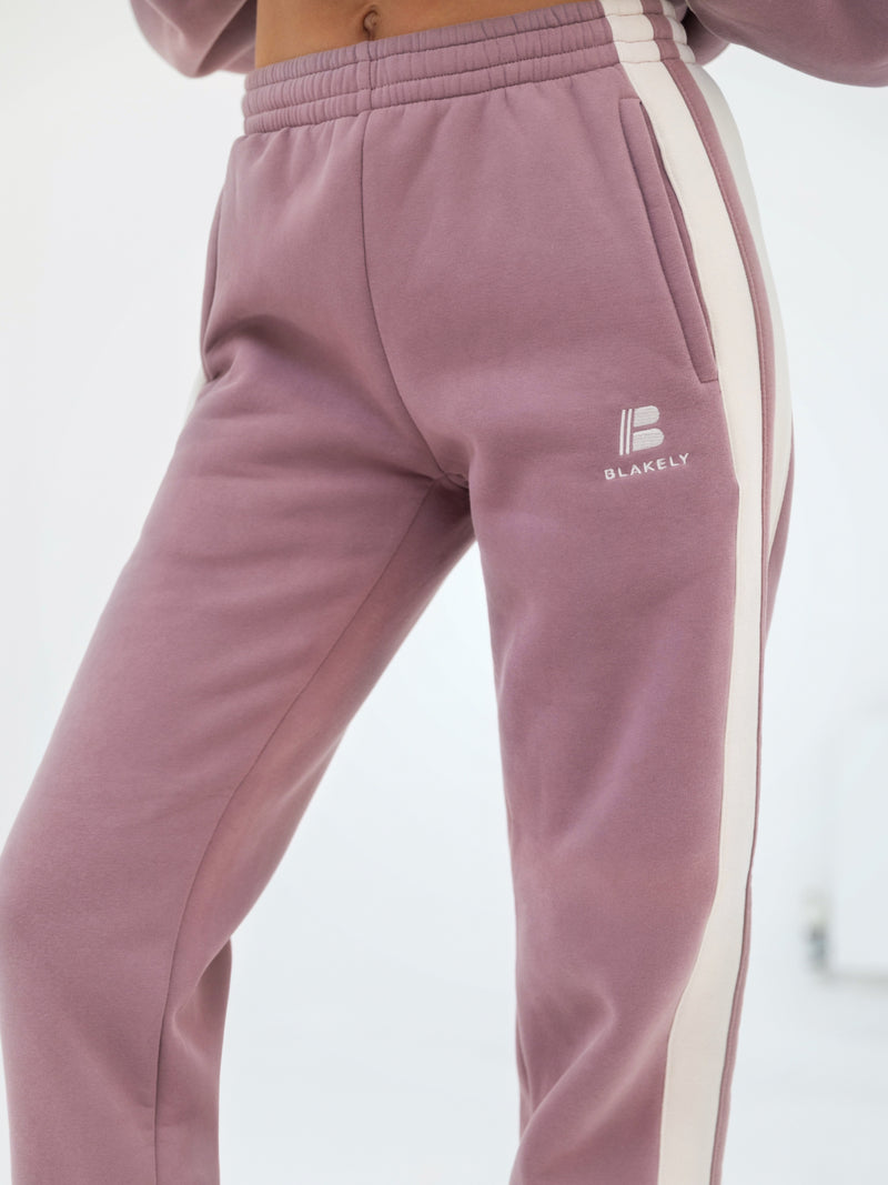 Classic Panel Sweatpants - Dusty Pink