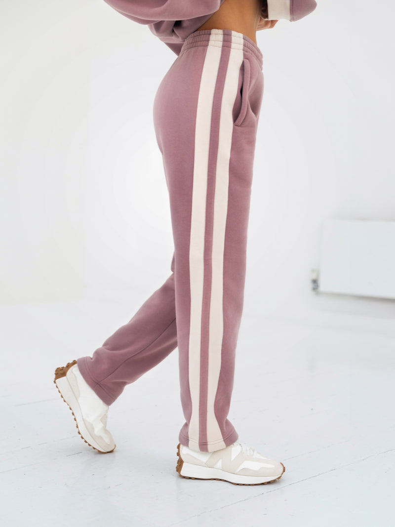 Classic Panel Sweatpants - Dusty Pink