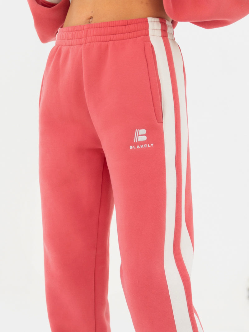 Classic Panel Sweatpants - Raspberry