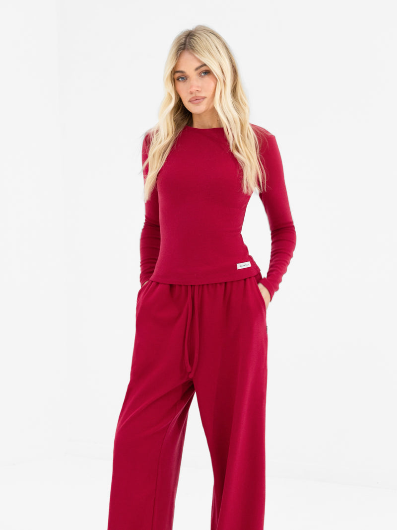 Deep Raspberry Long Champ Buy Blakely Womens Deep Raspberry Ebony Long Sleeve Top | Free delivery ...