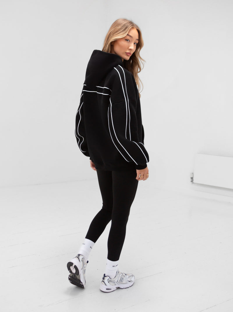 Apex Pro Oversized Hoodie - Black