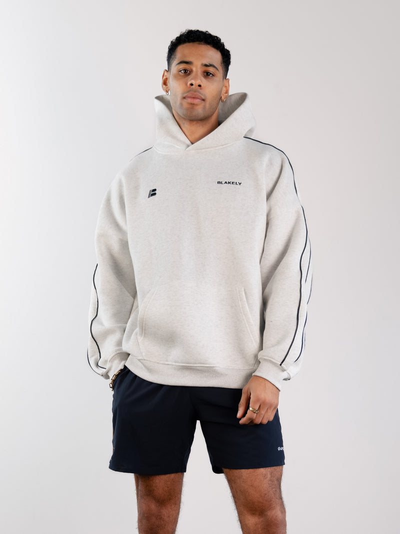 Apex Pro Relaxed Hoodie - Marl White