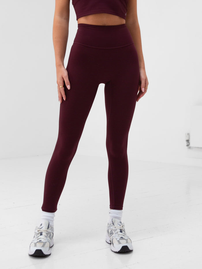 Apex Pro Leggings - Deep Burgundy