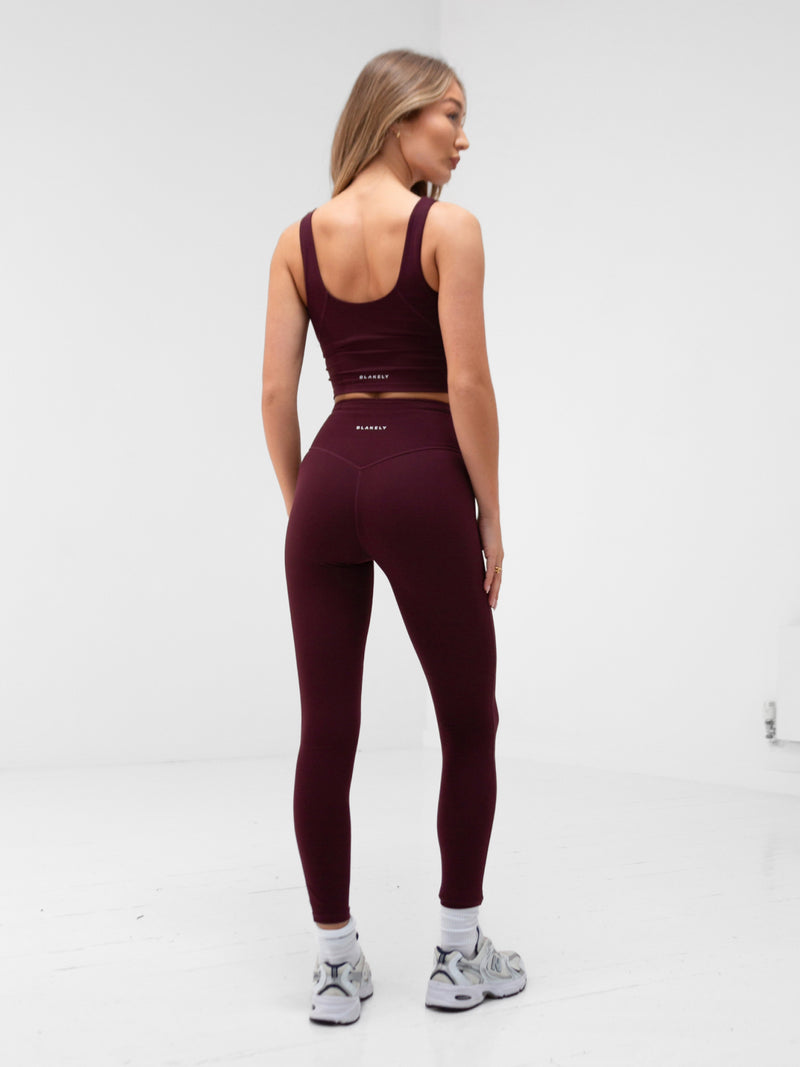 Apex Pro Leggings - Deep Burgundy